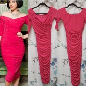 NWOT Small Laura Byrnes Pink Monica Dress